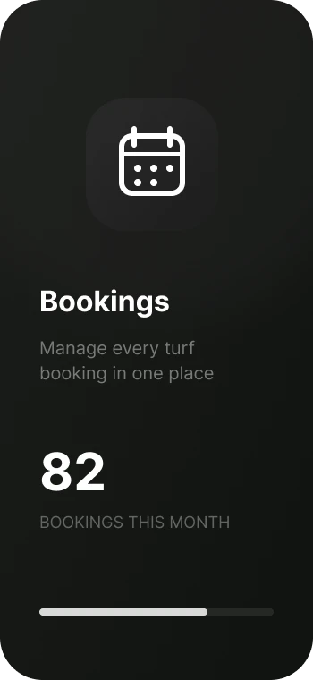Turfhub app screen 1